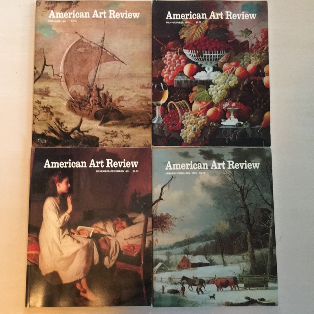 American Art Review Magazines Journals 4 Issues 1974-75